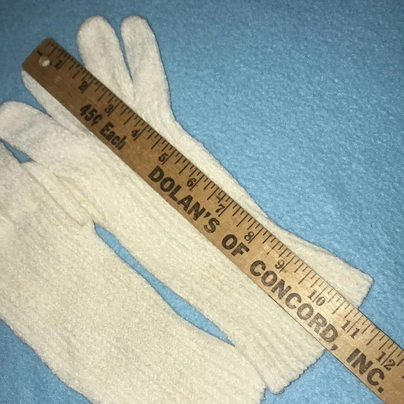 ?CHARTER CLUB knitted hat & gloves cream cable knit winter warm size OS main image 6